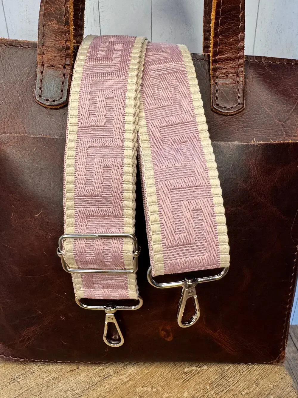 Woven Lavender Purse Strap Wide Striped Bag Strap Boho Crossbody Purse Strap